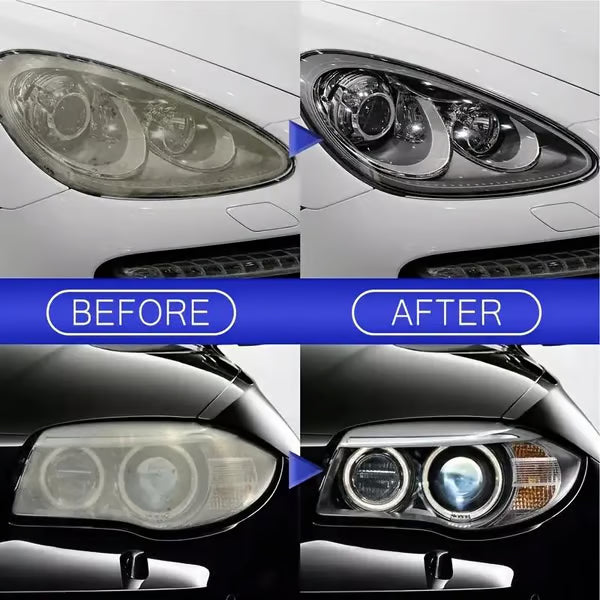 🚘 Automotive Headlamp Restoration Fluid, blurring enhanced crystalline coating refurbisher