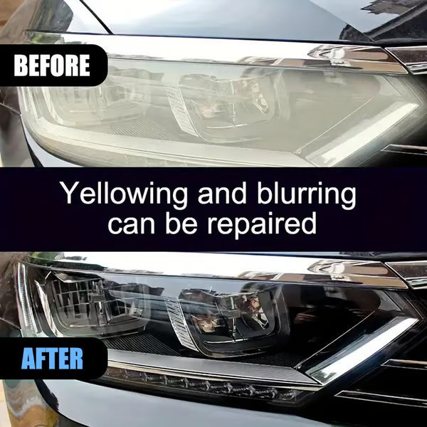 🚘 Automotive Headlamp Restoration Fluid, blurring enhanced crystalline coating refurbisher